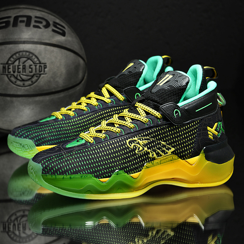 2025 nuevos zapatos de baloncesto de combate real antideslizantes y resistentes al desgaste para jóvenes hombres y mujeres, zapatos deportivos transpirables para estudiantes de moda