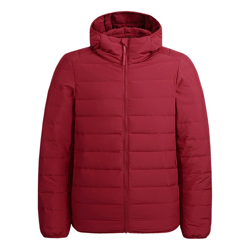 2024 новый легкий пуховик мужской короткий бесшовный 90 белый утиный пух легкая куртка с капюшоном для мужчин