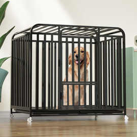 狗笼子单层大型犬室外加固金毛拉布拉多狗笼中型犬宠物加粗批包邮