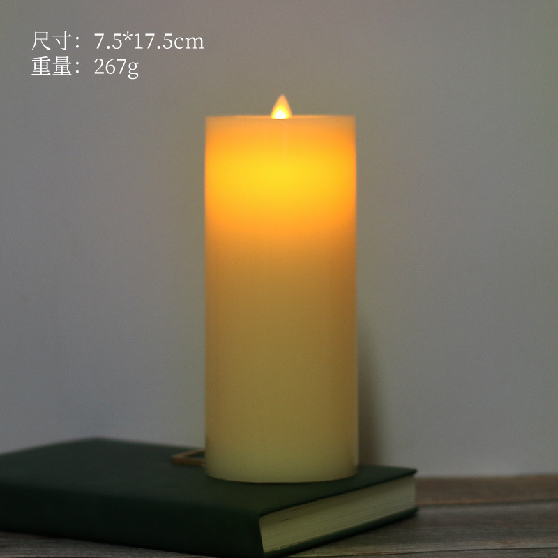 平口LED仿真电子蜡烛灯浪漫婚庆道具茶蜡布置装饰摇摆节日装饰|undefined