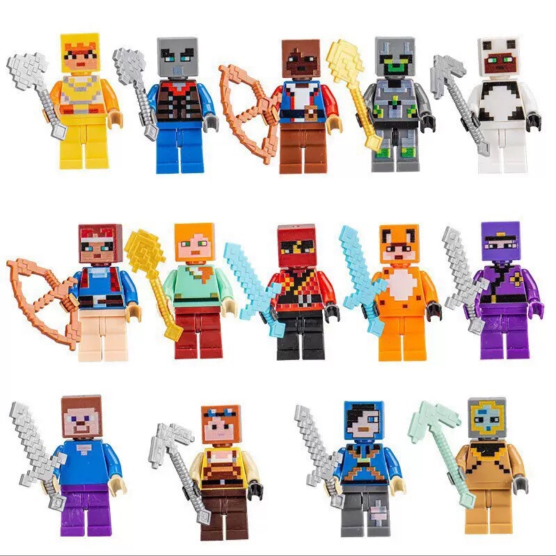 Compatible with Lego My Home World Building Blocks, Small Particle Educational Assembly Figures, Boys and Girls Toys Wholesale
