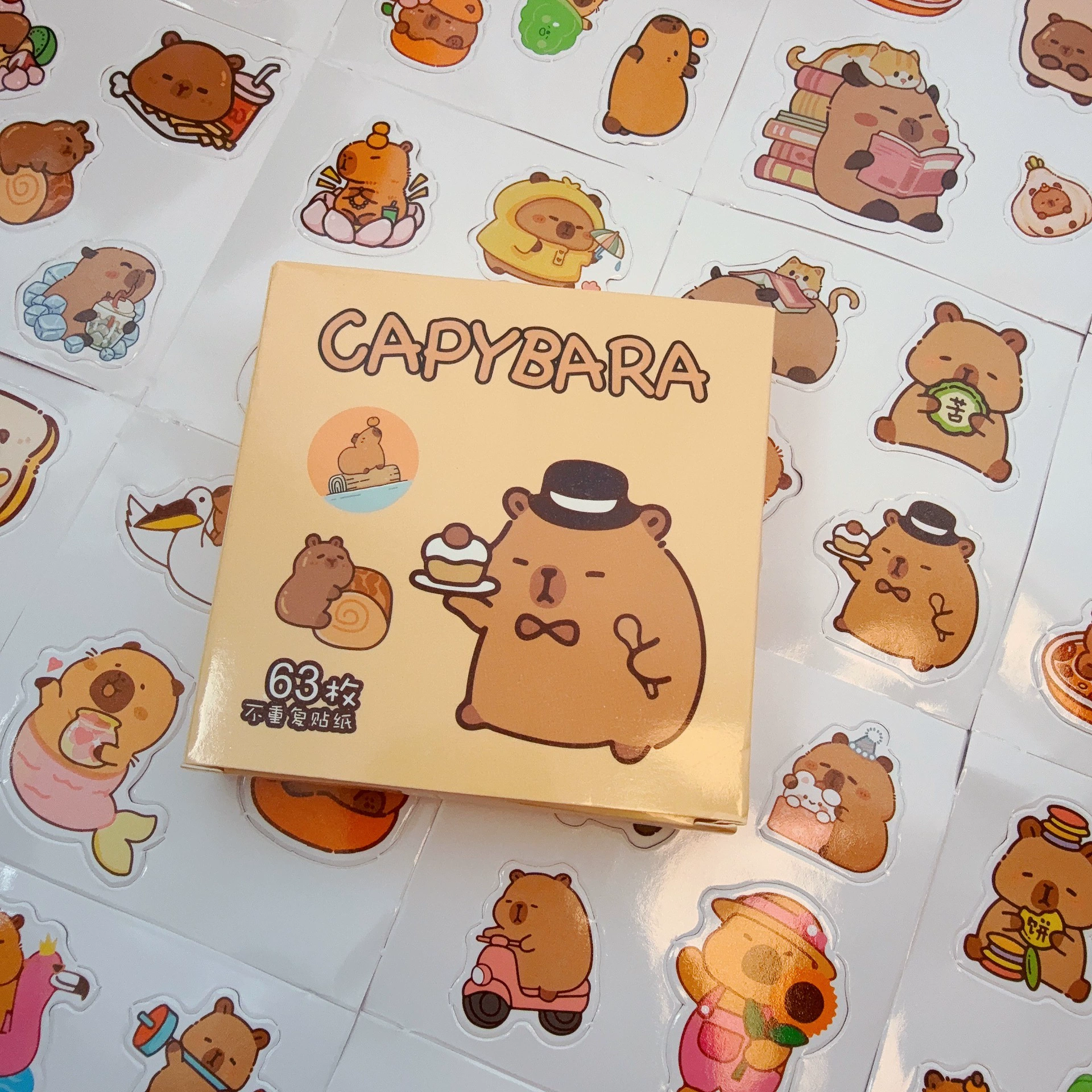 Стикер Sanrio водонепроницаемый резервуар Lomi Hello Kitty кот детские наклейки большие уши пудинг собака масло медведь