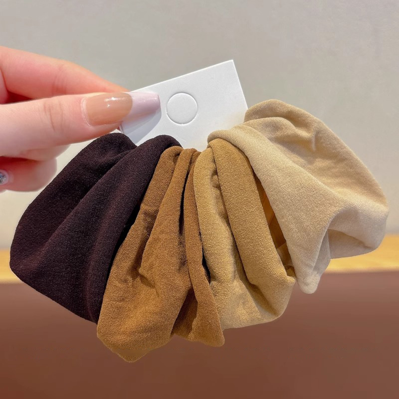 Máscara coreana anillo de cabello grueso borde ancho sin costura de alta elasticidad cabeza cuerda toque de cabello de goma guarniciones de alto valor de belleza