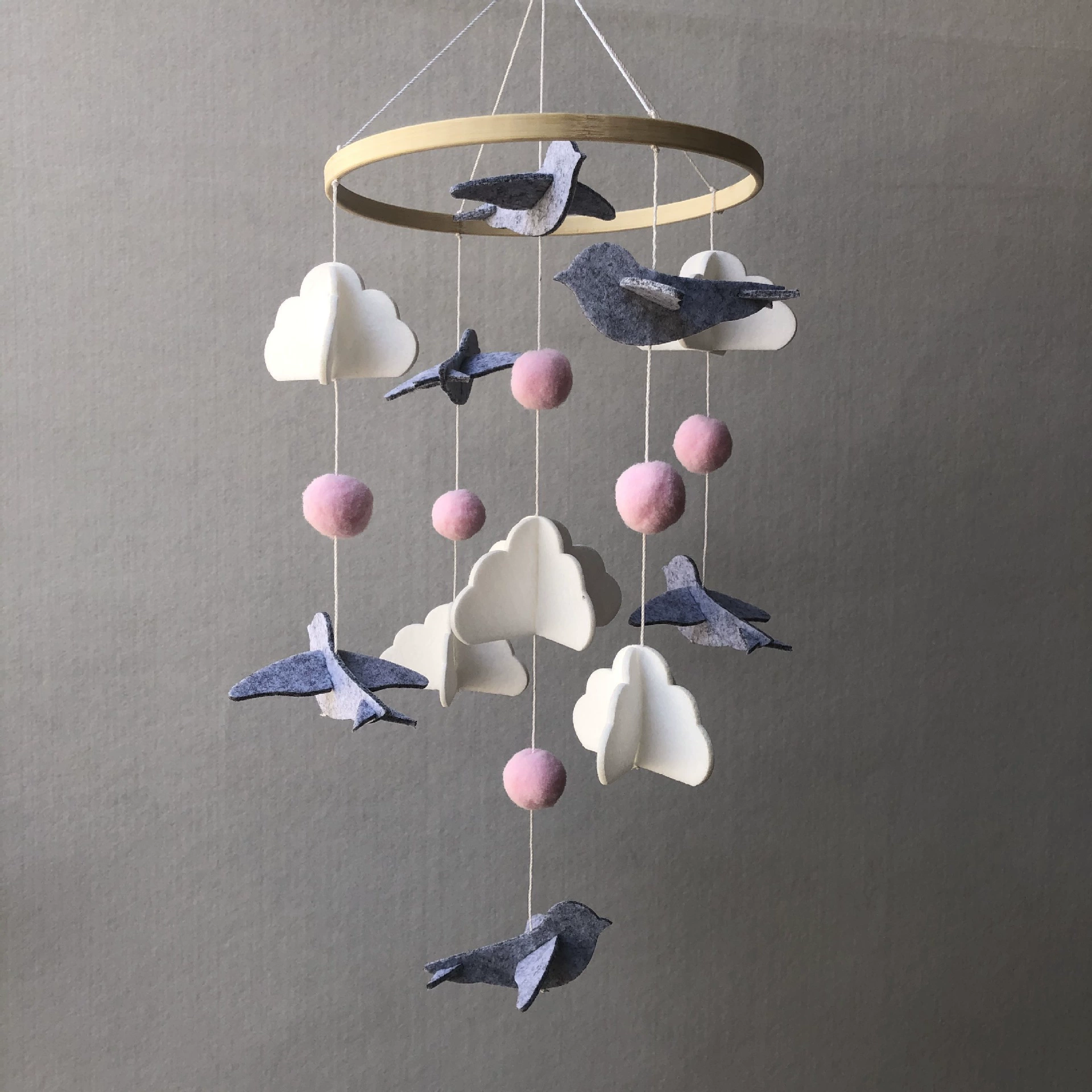 Children's creative three dimensional pendant, DIY