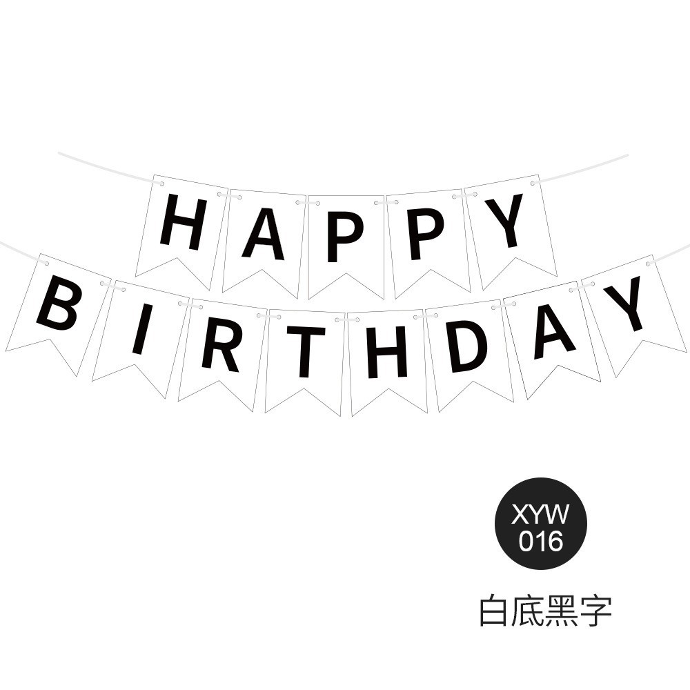 Bandera decorativa "Feliz Cumpleaños"