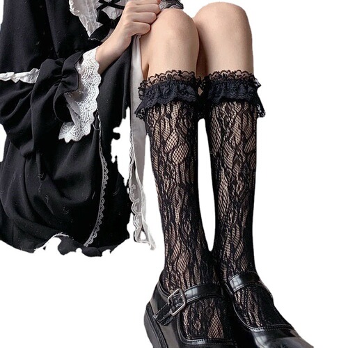 Lolita calf socks JK girls lace calf socks Lolita stockings Lolita lace stockings