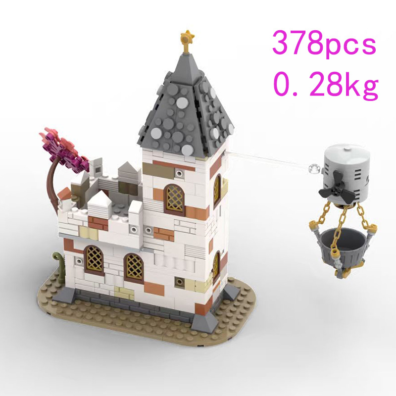 Château blocs de construction jouet éducatif à assembler_voghion.com