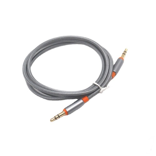 Wholesale aux car audio cable braided 3.5mm male to male mobile phone computer audio speaker car connection cable