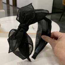 B 31923 Lace mesh bow knot headband ��˿��ɴ�����ᷢ��