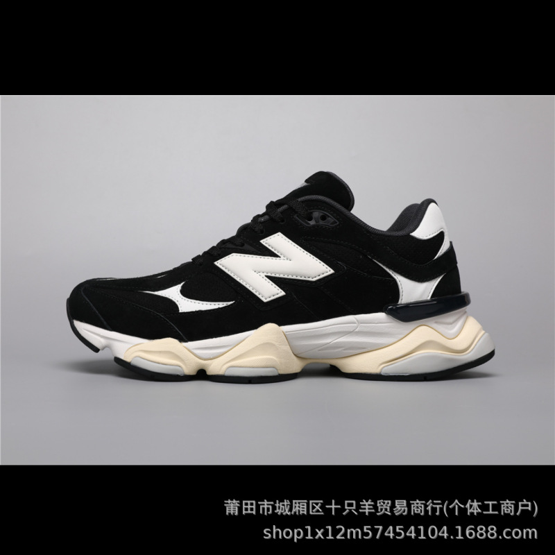 Putian Shoes High-End Version Nb9060 Millennium Elephant Hoof Style Breathable Men's and Women's Height-Increasing Running Sports Pure Original Dad Shoes