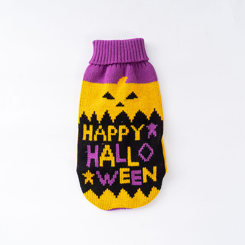 Hundekleidung Herbst und Winter Gestrickter Rollkragenpullover Warme Haustierkleidung Welpenpullover Weihnachten Hundepullover Großhandel