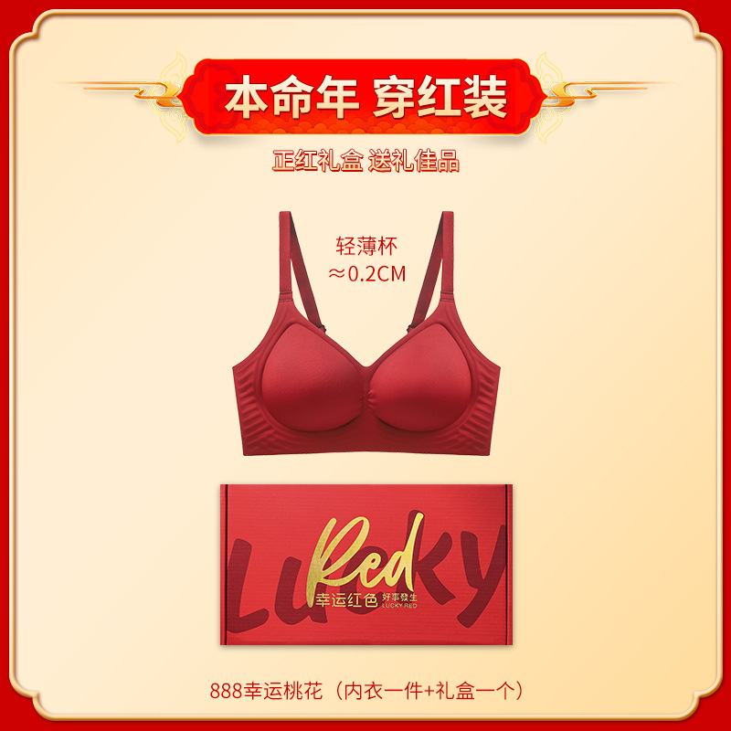 456 행운의 복숭아꽃 + 선물 상자