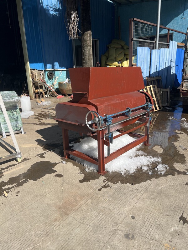 Commercial Large Double-Roller Industrial Ice Crusher, Large Ice Block Crusher, Ice Breaking Machine, Adjustable Coarseness