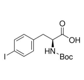 Boc-4-碘-L-苯丙氨酸  Cas号: 62129-44-6