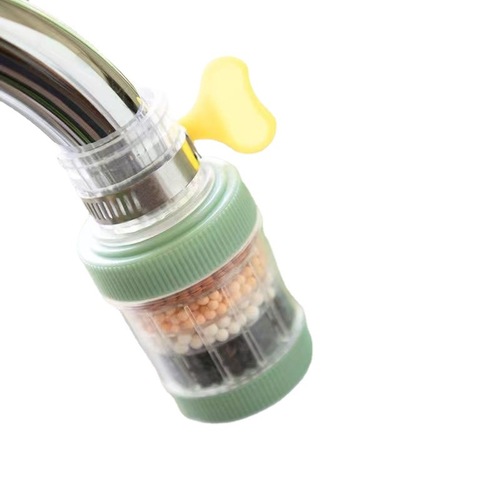 Removable and washable faucet filter universal interface home kitchen tap water purification anti-splash shower universal water saving