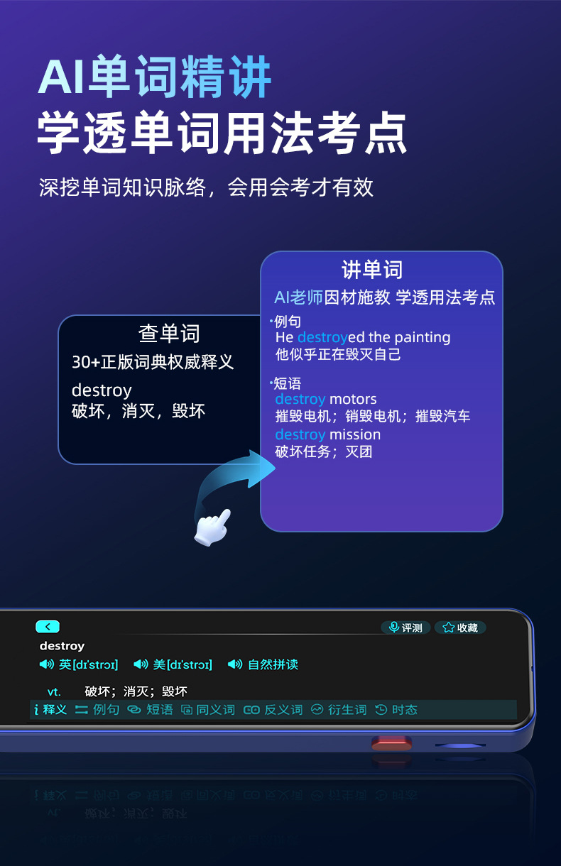 智能扫描翻译笔点读笔扫读笔词典笔离线全科小初高同步工厂批发详情6