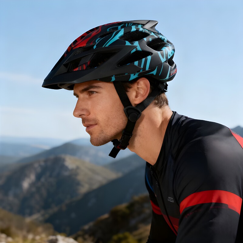 [Clearance part color] mountain bike helmet off-road Road broken wind integrated molding riding helmet