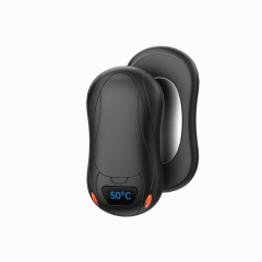 2025 新しいクロスボーダー磁気スプリットハンドウォーマーツーインワンハンドウォーマーミニデジタルディスプレイ USB 充電式ハンドウォーマー