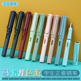 Changeable ink bag Weizhuang Primary School students colorful students pen posture writing practice ink dual-purpose pen wholesale