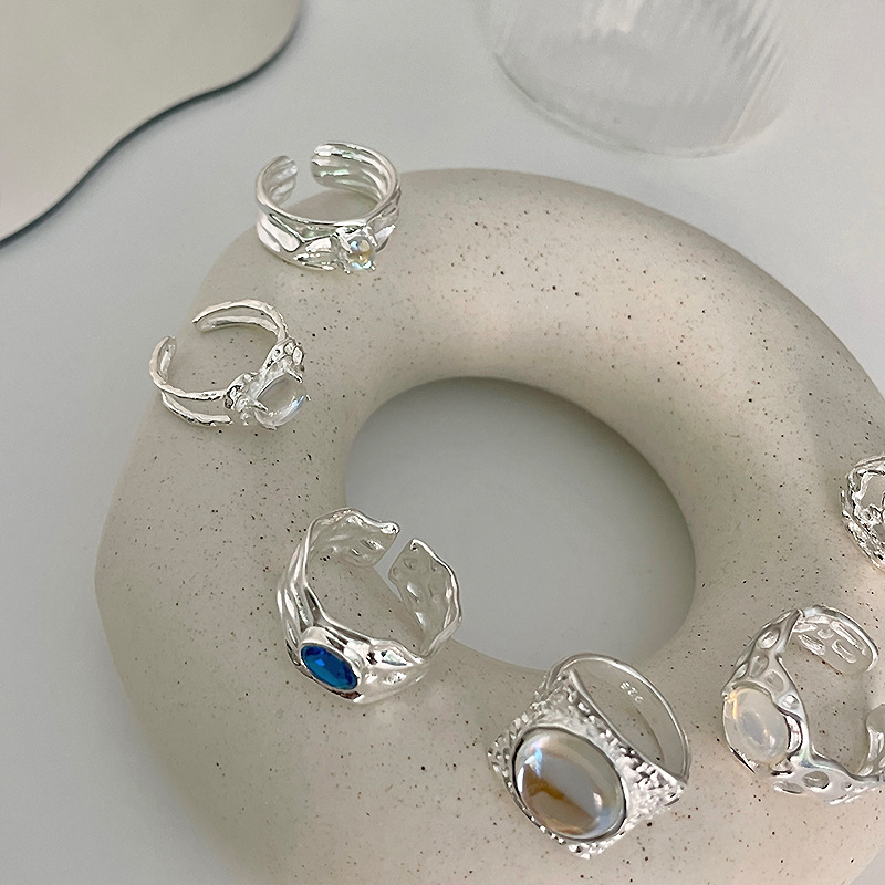 Fashion Geometric Copper Plating Open Ring