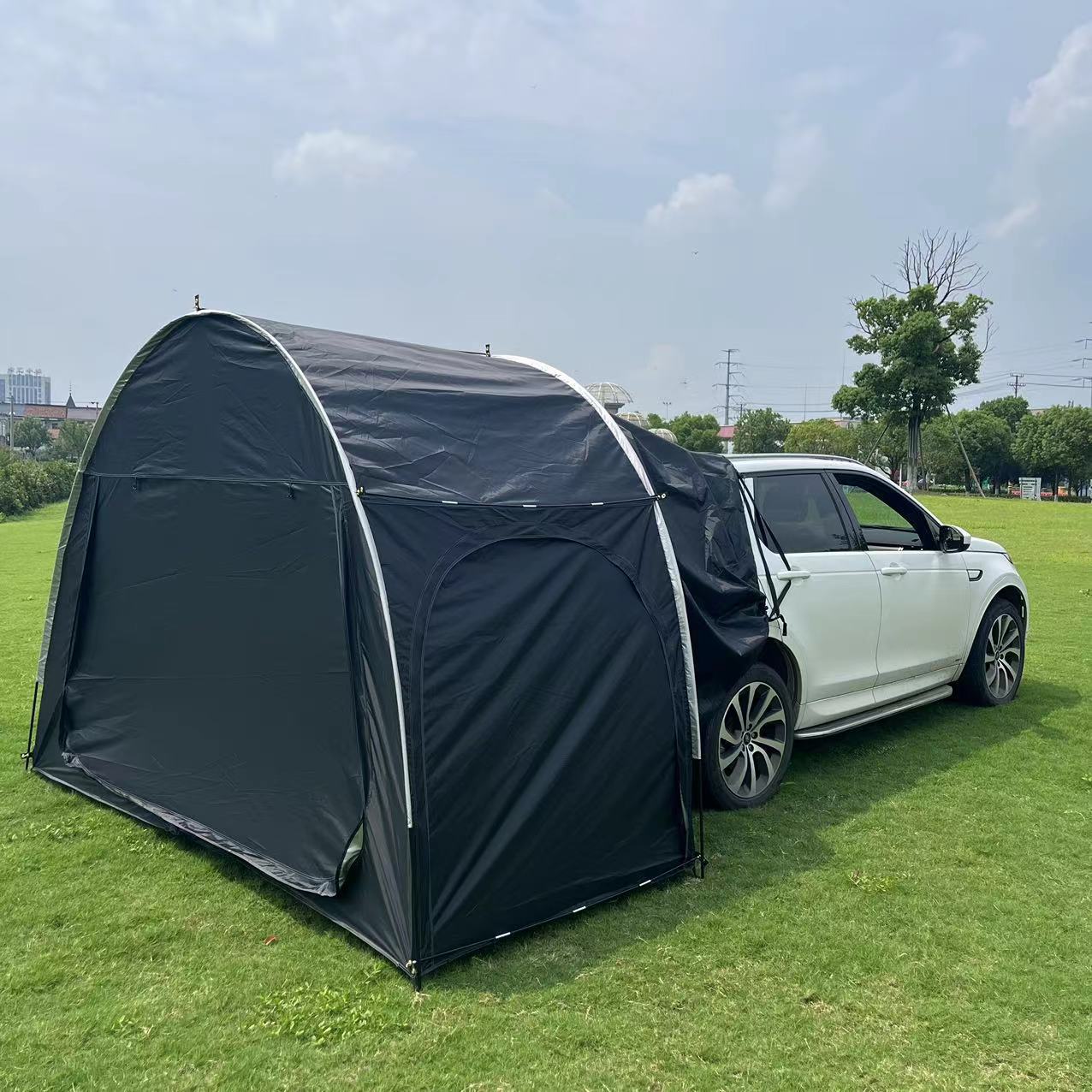 Outdoor Car Tent Suv Rear Camping Tent, No Assembly Required, Rainproof and Sunshade Canopy, Oxford Cloth Quick-Open Model