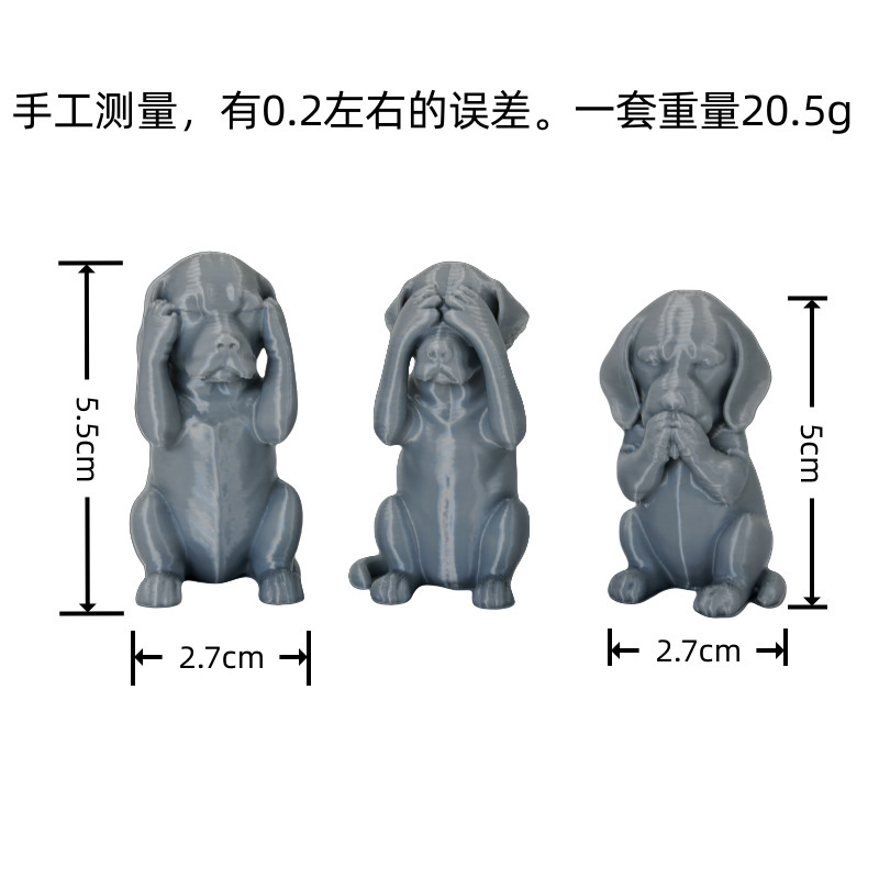 跨境新品勿听勿看勿言的猫万圣节猫咪装饰品摆件|undefined
