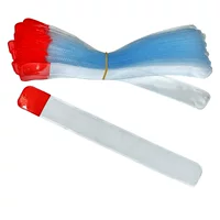 PVC сумка для красоты макияж инструмент сумка утяжеленный инструмент для удлинения красная головная сумка прозрачный ПВХ висячий головной мешок 19*2.5cm