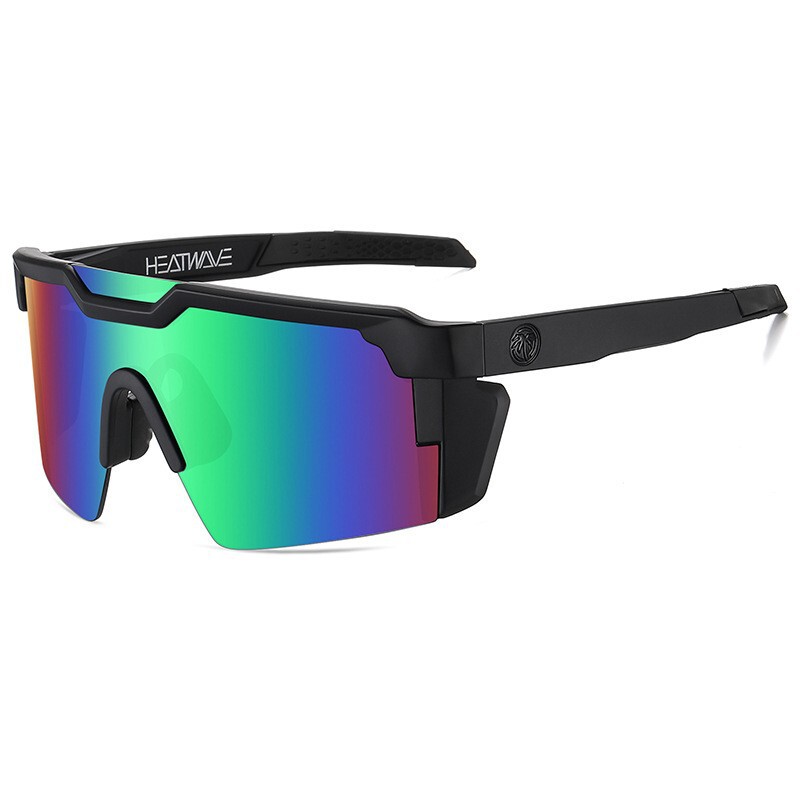 Real Film Cycling Glasses Outdoor Sports Sunglasses Heat Wave Cross-Border Hot Selling Large Frame Goggles Sunglasses