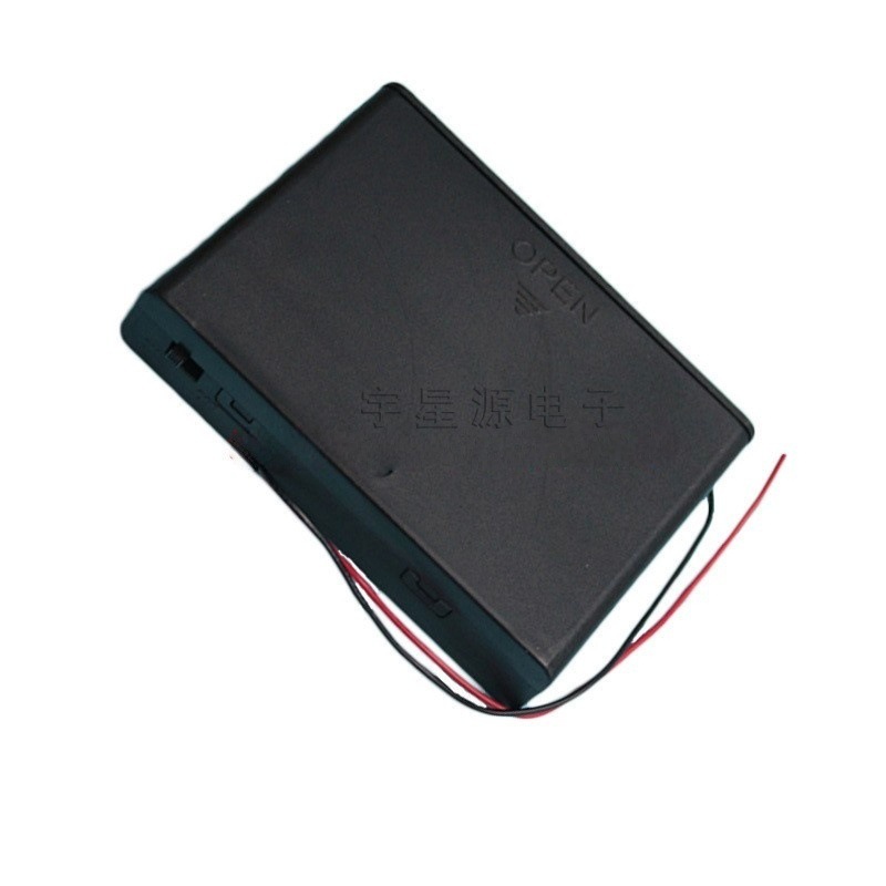 装6节5号电池盒/电池座  6位5号  六节五号带盖  6AA