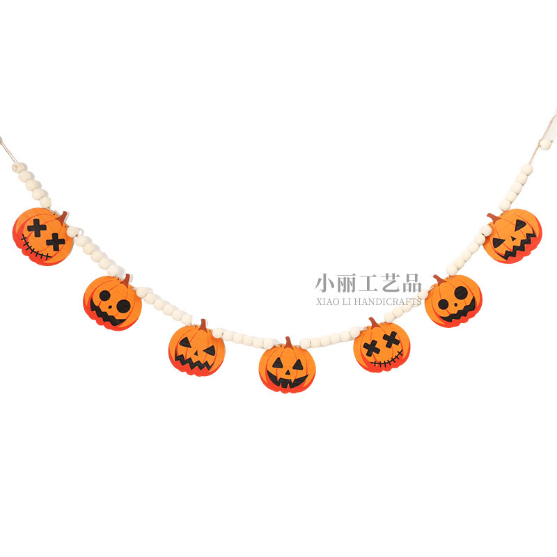 国境を越えた新しいハロウィーン旗バナー装飾ハロウィーン雰囲気背景配置パーティー装飾用品|undefined