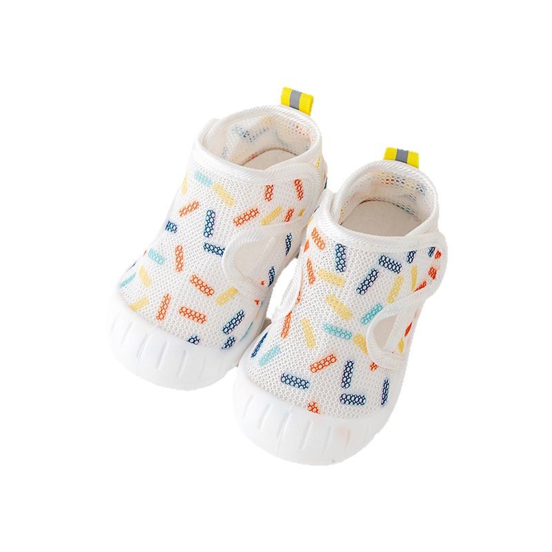 Zapatos de verano para bebés zapatos de tela transpirables de tela suave para niños pequeños sandalias antideslizantes para niños pequeños