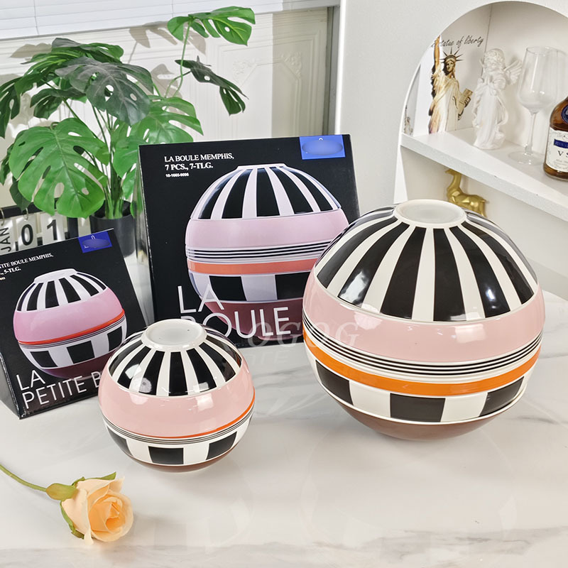 Ouge German W Baomengfei Spherical Tableware Set, High-End and Luxurious, Plates and Bowls, Can Be Stored, Suitable for Gifting