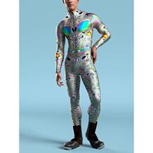 Y 43652 3D Digital Print Cosplay Bodysuit ��ʥ�ڽ�����