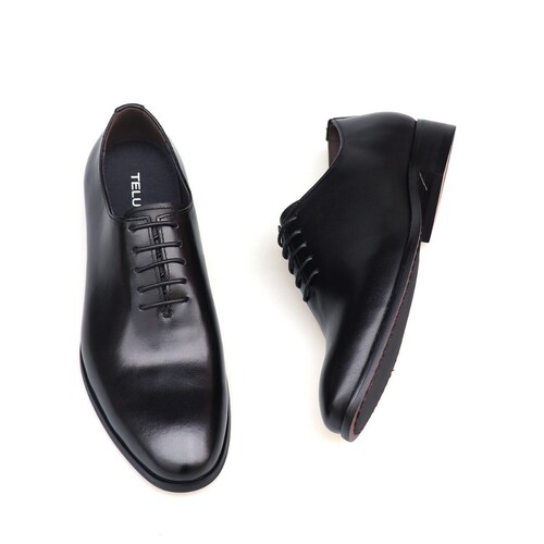 Men's Leather Business Handmade Derby Shoes, Versatile and Stylish, British Leisure Formal Oxford Shoes
