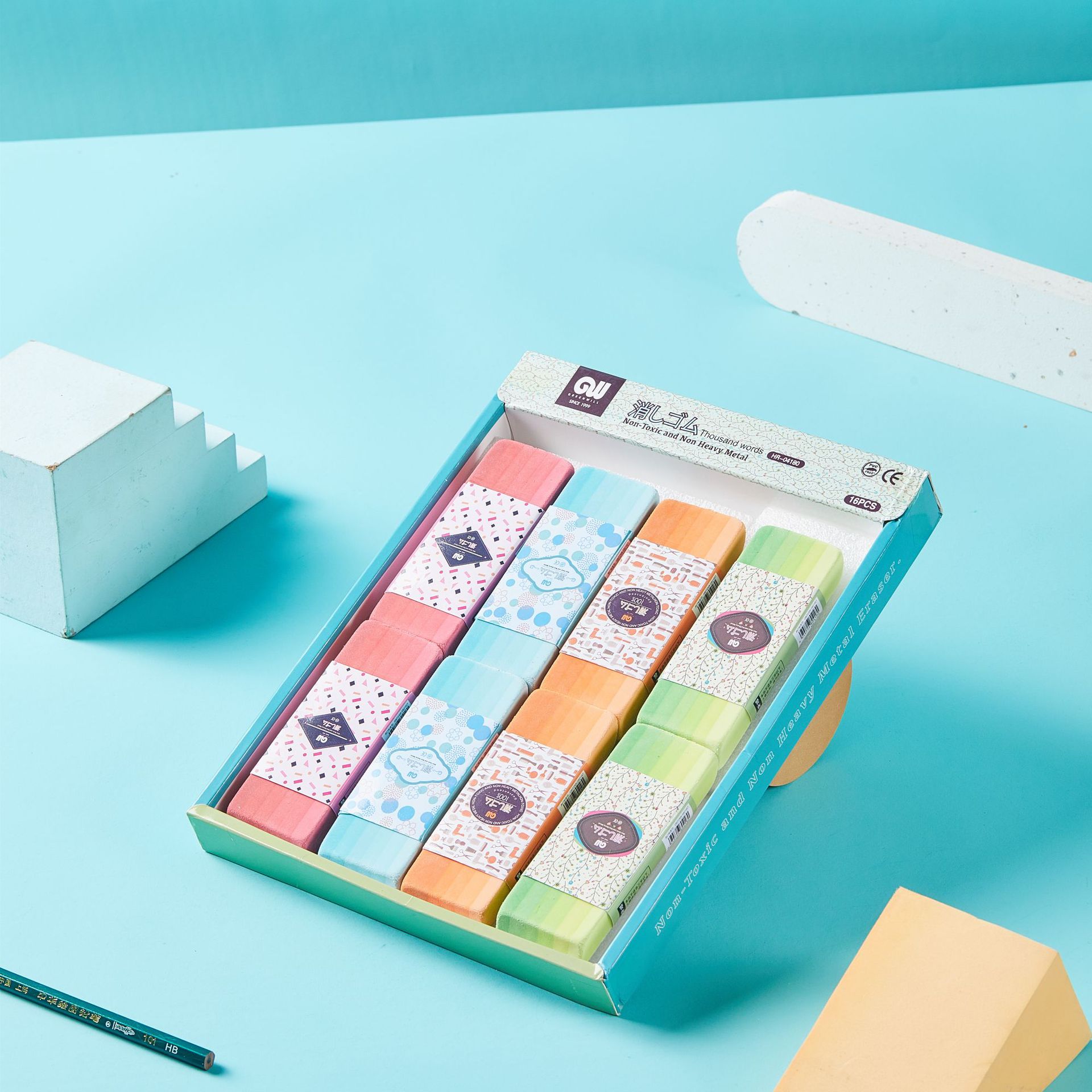 Layo de goma de borracha de gran tamaño para niños y estudiantes de primaria con borracha de borracha de gran tamaño