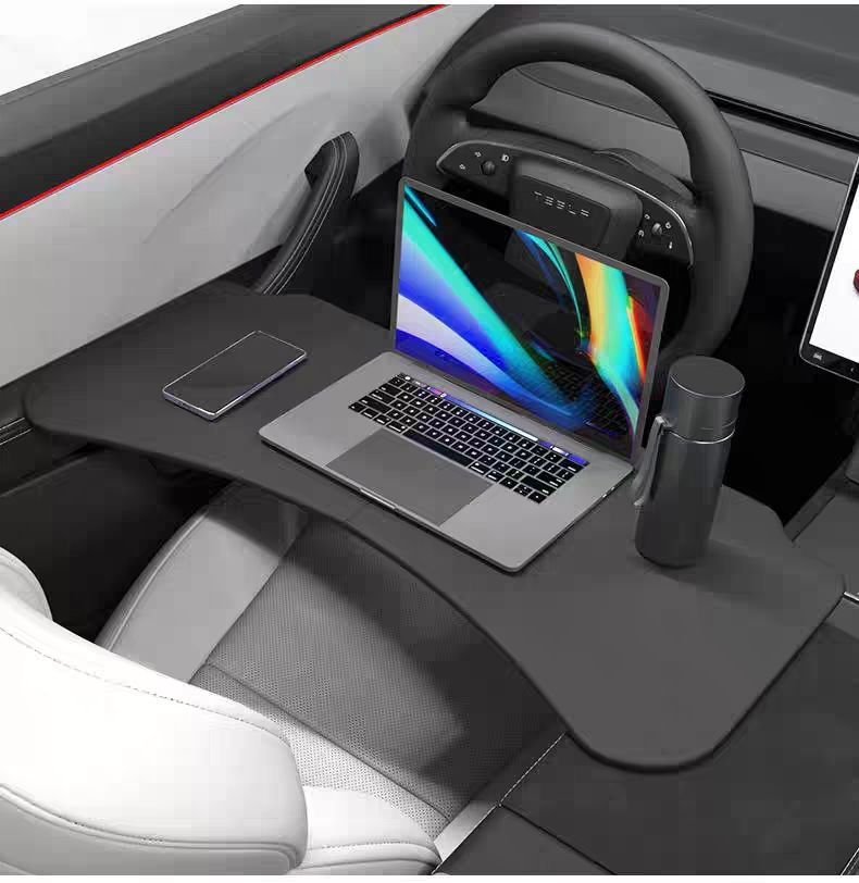 Suitable for Tesla Model Y3 Updated Version Dining Table Tray Folding Computer Desk Accessories Wholesale