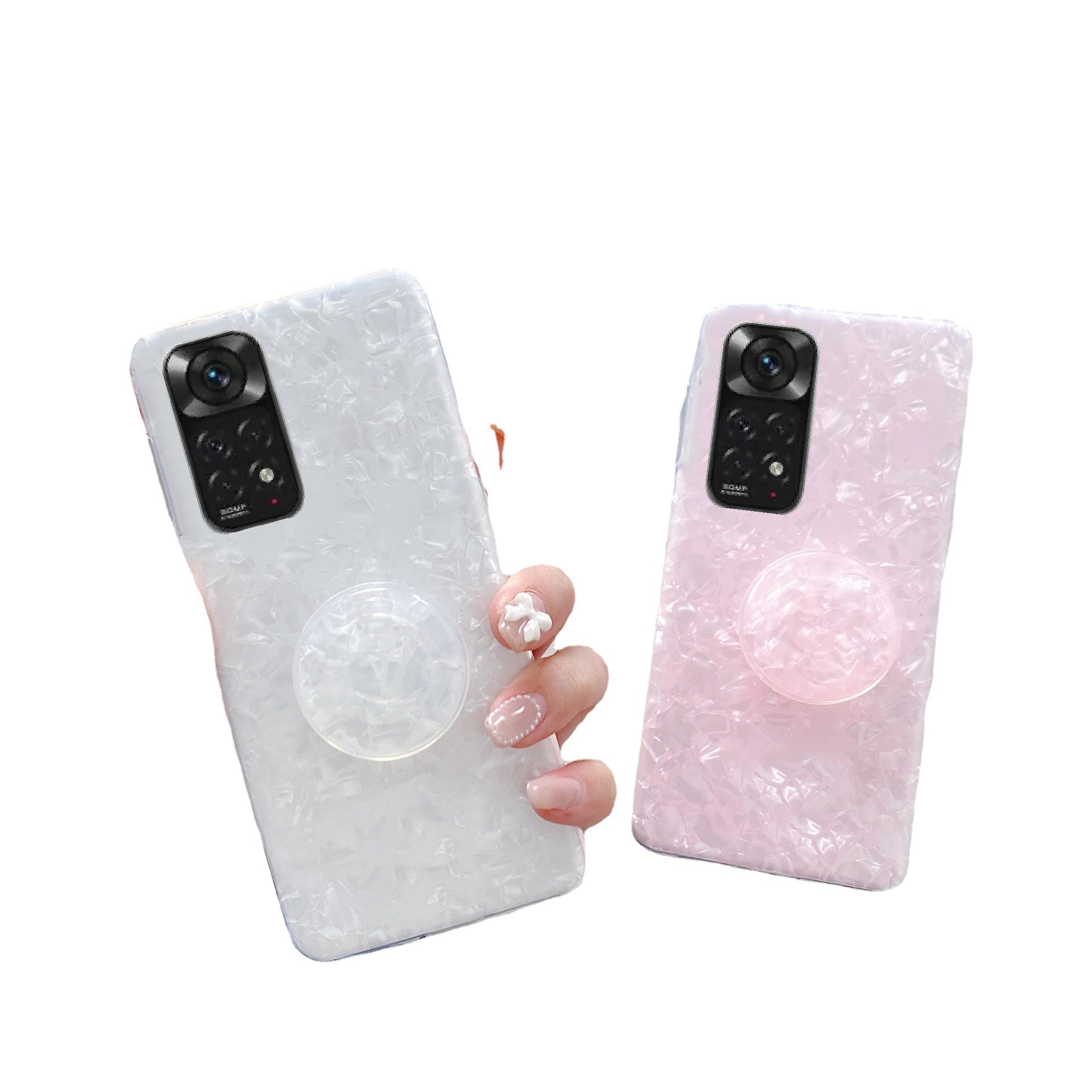 Airbag bracket with shell pattern suitable for Redmi Note11s phone case 11pro international version transparent country_voghion.com