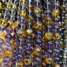 SAA ˮA ˮ Yellow purple Crystal Bead
