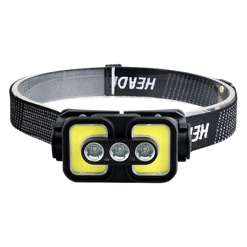 Cruz-frontera L faro nuevo LED multi-funcional portátil fuerte luz al aire libre noche corriendo pesca cabeza-montado luz fuerte luz de trabajo