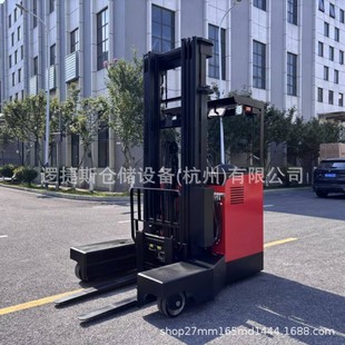 Four-Way Forklift Forward-Moving Forklift Electric Ride-On 2-Ton Narrow-Channel Standing Lift Stacker Forklift