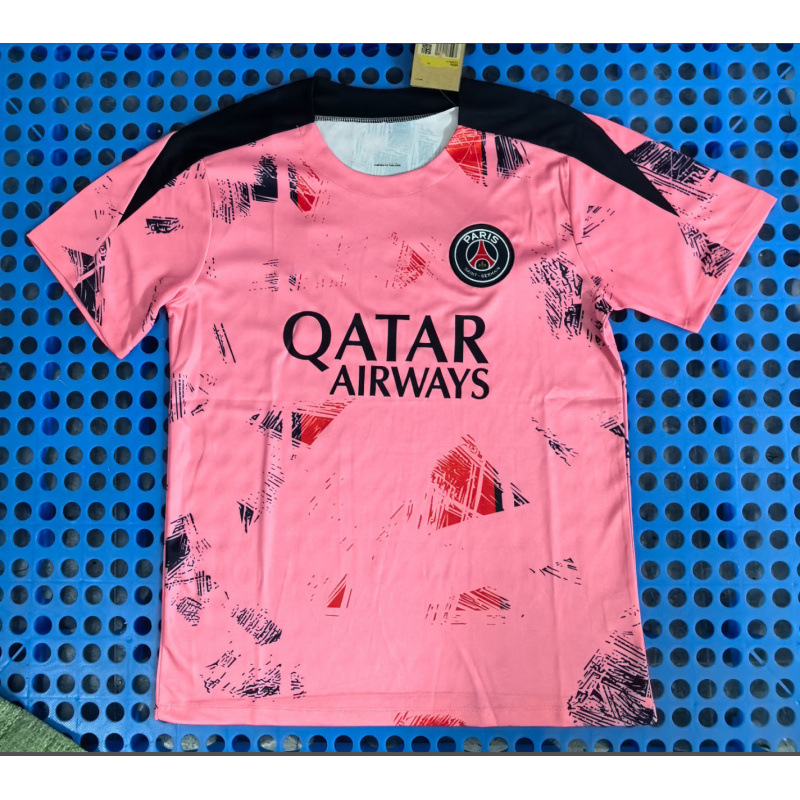 24-25 파리 핑크 경기 전 훈련 유니폼