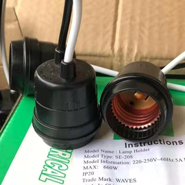 灯头、灯座;其他灯具配件