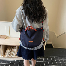 小众尼龙布饺子包女2026新款大容量轻便斜挎包休闲通勤单肩手提包