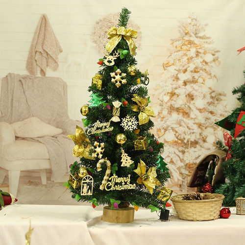 Christmas tree mini Christmas decoration package 30/45/60/90 handmade diy foldable encryption home set