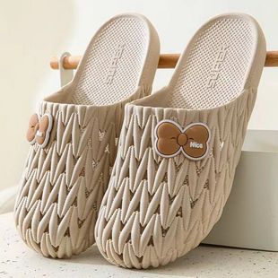 Summer New Home Couple Slippers Women's Household Indoor Crystal Jelly Slippers Bath Bathroom Non-slip Slippers