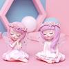 Manufacturer supply Flower Fairy Girl inS Wind Girl Heart Flower Ring Girl Swing Room Decoration Crafts