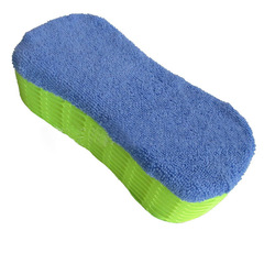 8-inch Wash Car Sponge Special Ultra-Fine Fiber Towel Cloth Car Cleaning Beauty Supplies Octagonal Wash Car Sponge Block