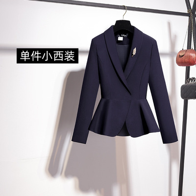 职业套装女春秋新款通勤干练气质售楼部西装正装银行珠宝店工作服