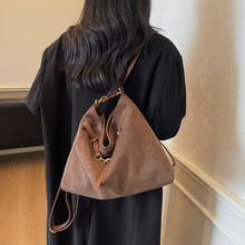 新款休闲2025河北白沟箱包大容量质感单肩托特新款简约斜挎双肩包