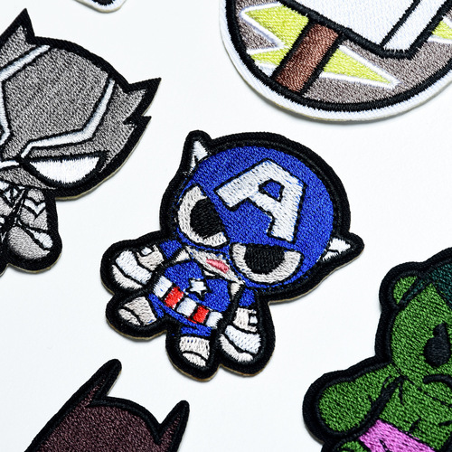 Junle computer embroidery logo cartoon animation badge clothing accessories ironing patch stickers embroidery cloth patch set